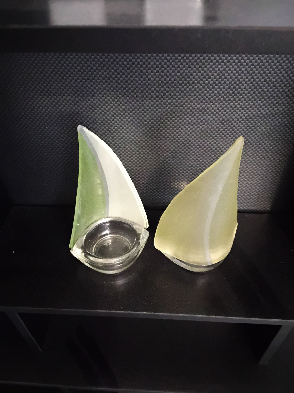 Vintage Sailboat Tealight Candle Holder Set