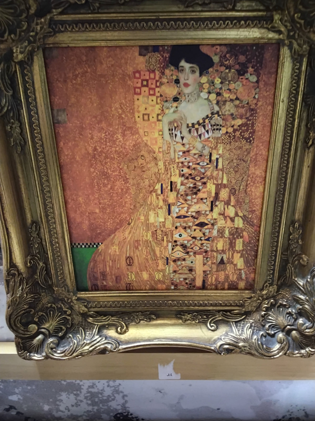 Framed Canvas Gustaz Klimt "The Woman in Gold