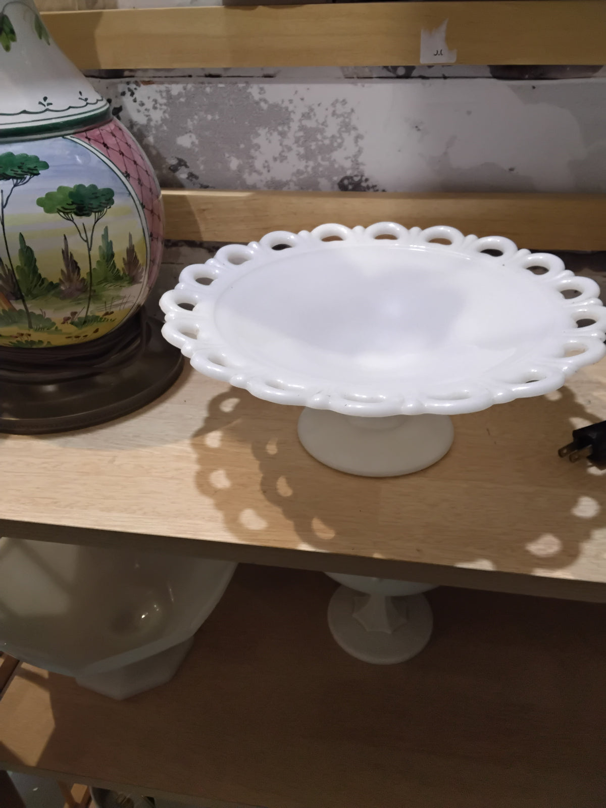 Milk Glass COMPOTE Circa 1950-1960