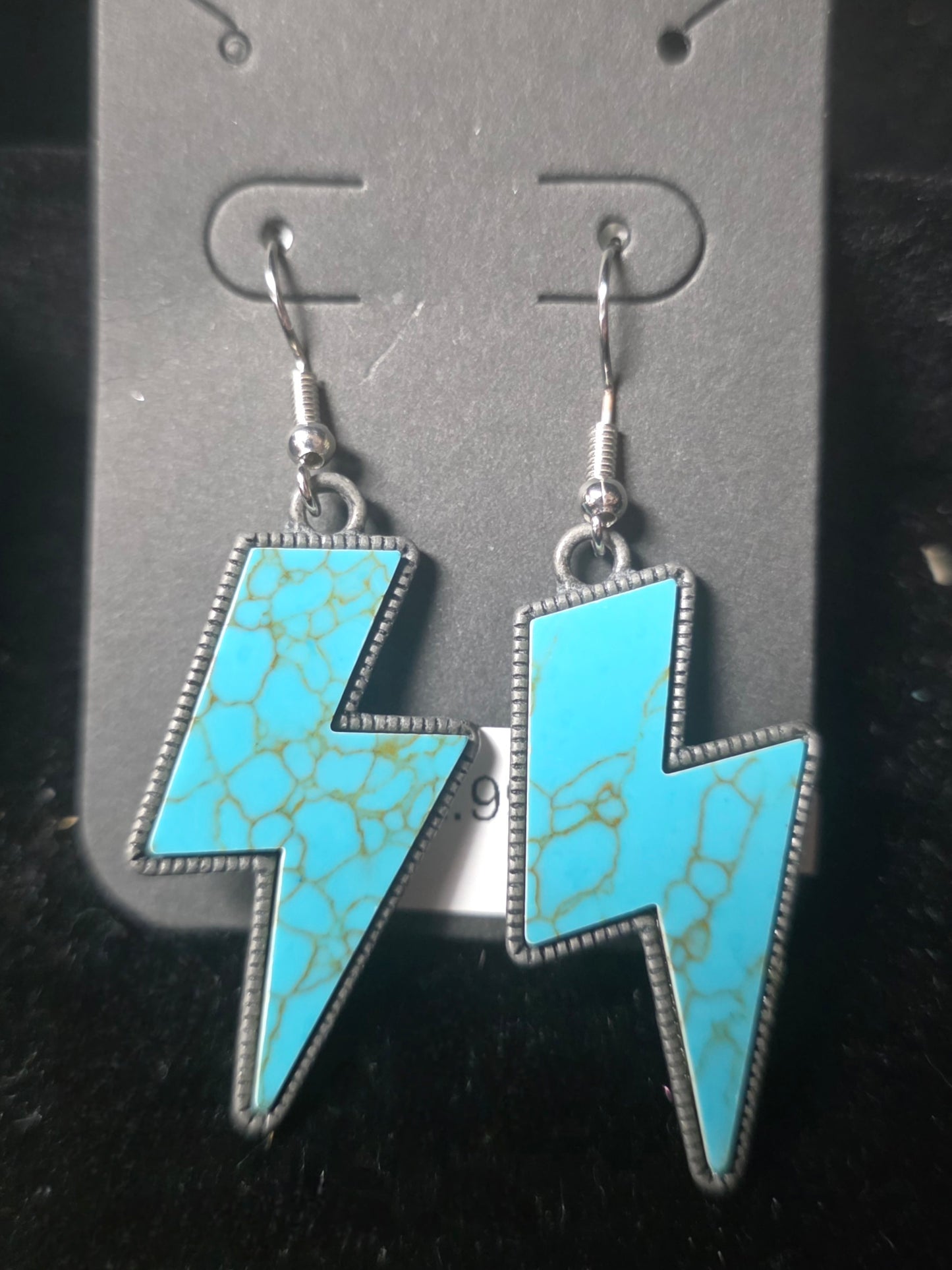 Dangle Lightning Bolt Earrings