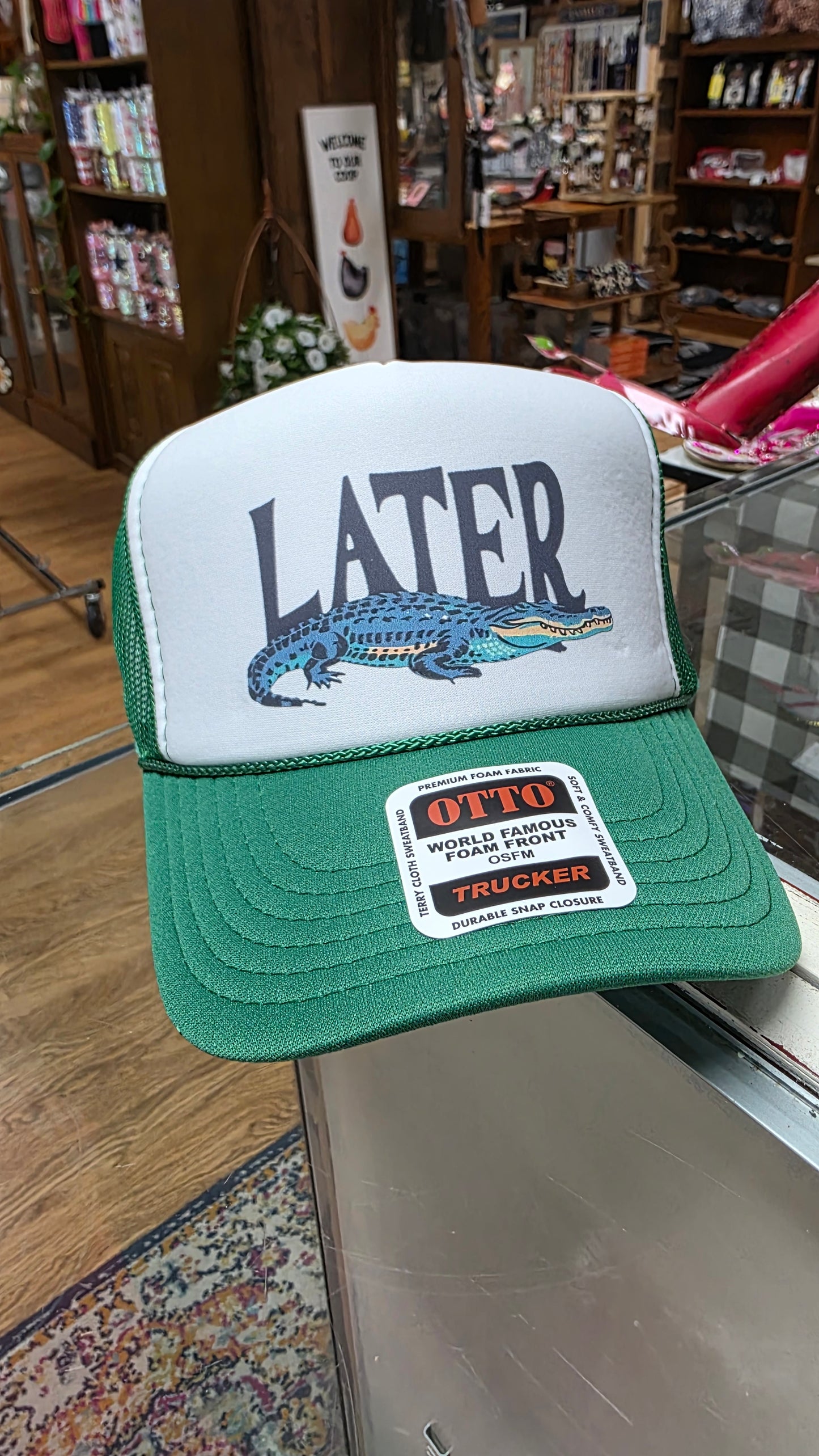 Graphic Print Trucker Hat