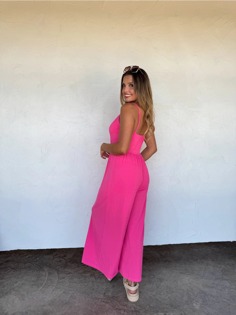 Copper Ribbed Romper