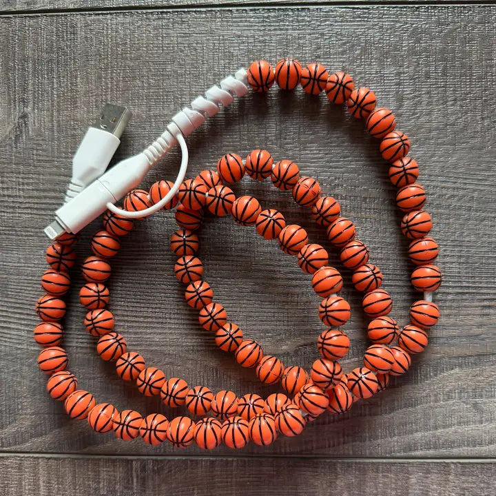 Beaded Phone Charger with Lightning & USB-C