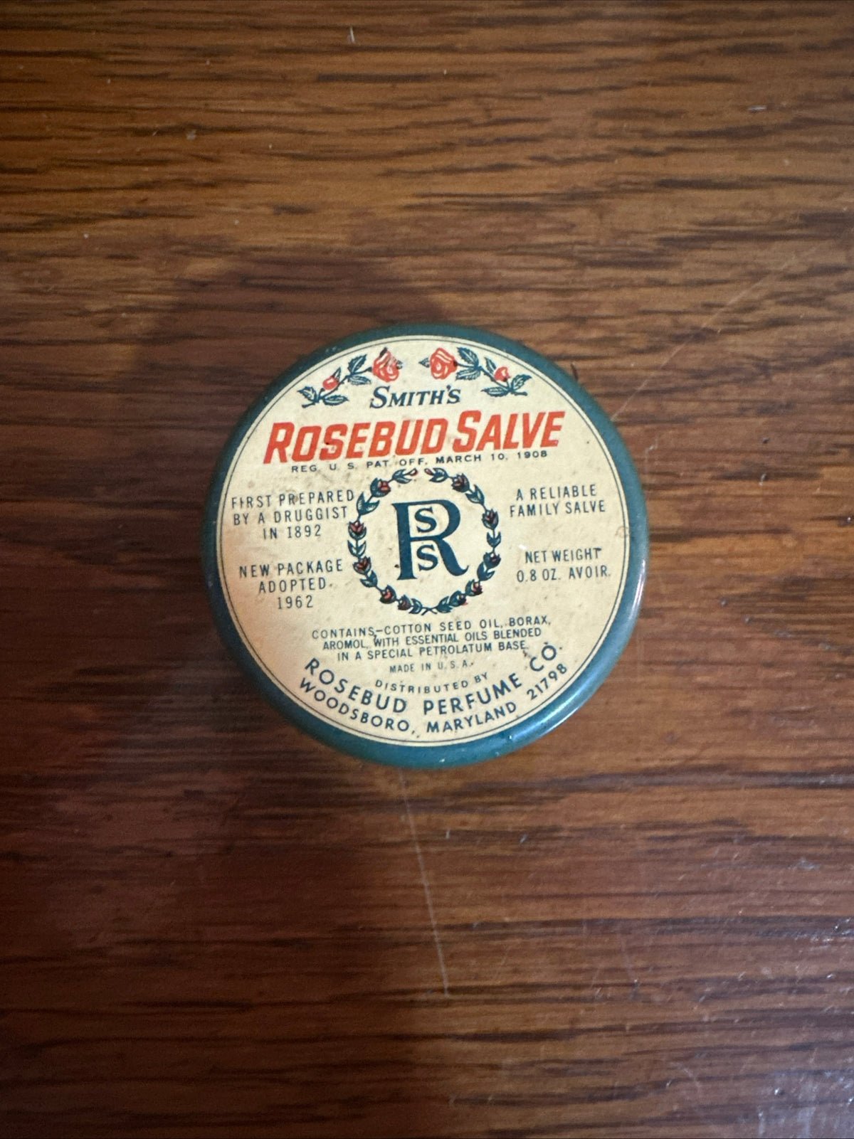 VTG. Ointment tin