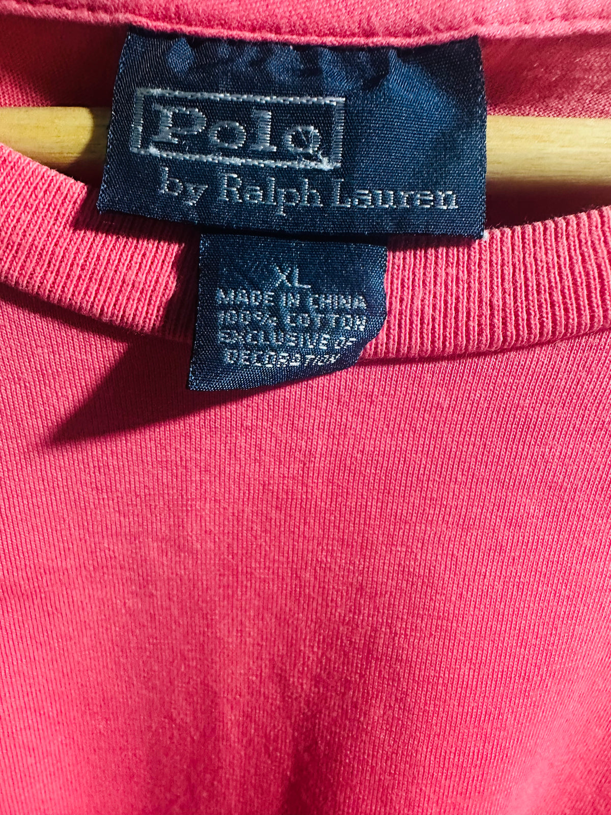 XL Salmon Ralph Lauren pocket T-Shirt