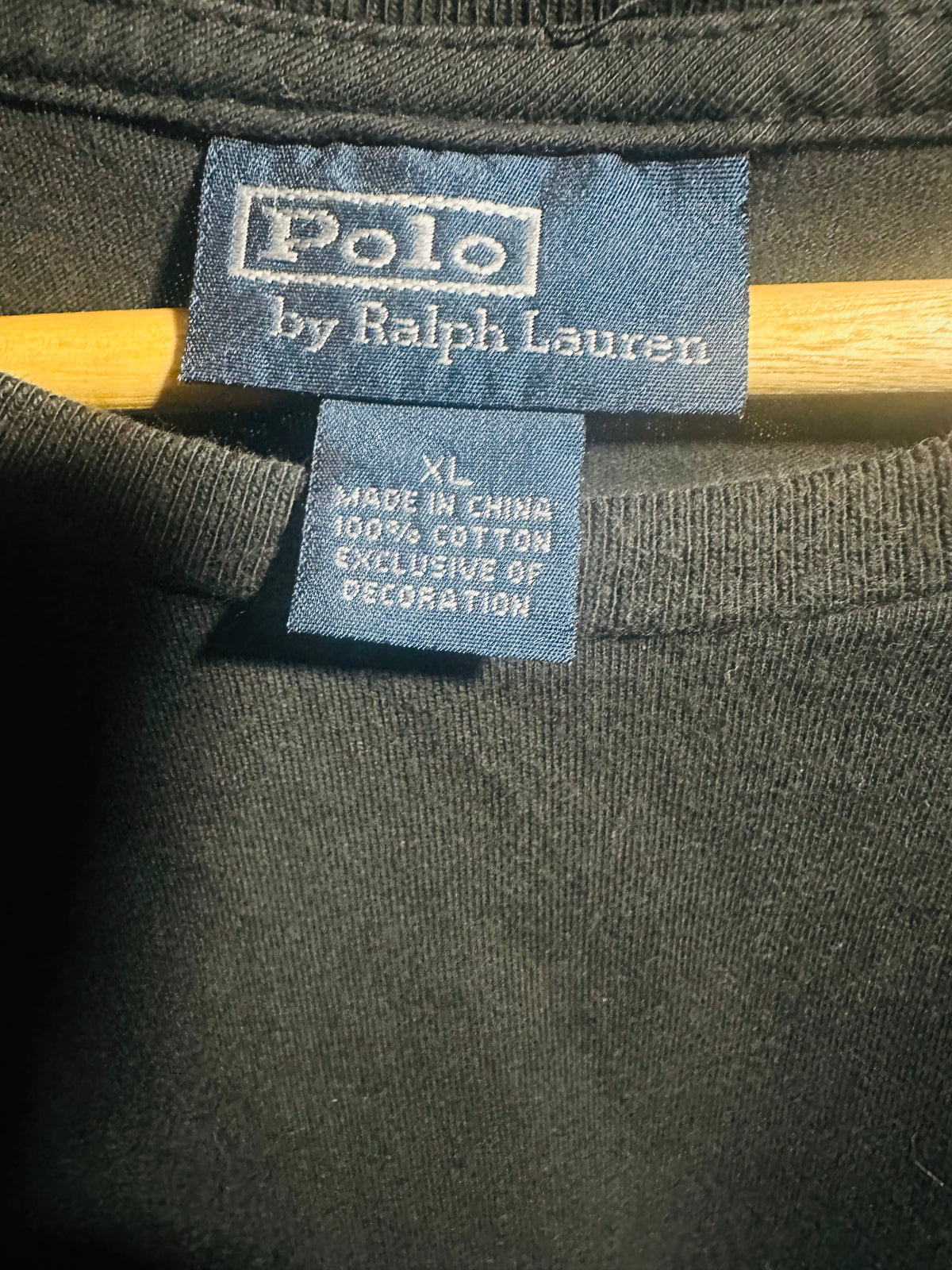 XL Black long sleeve Ralph Lauren pocket T-Shirt