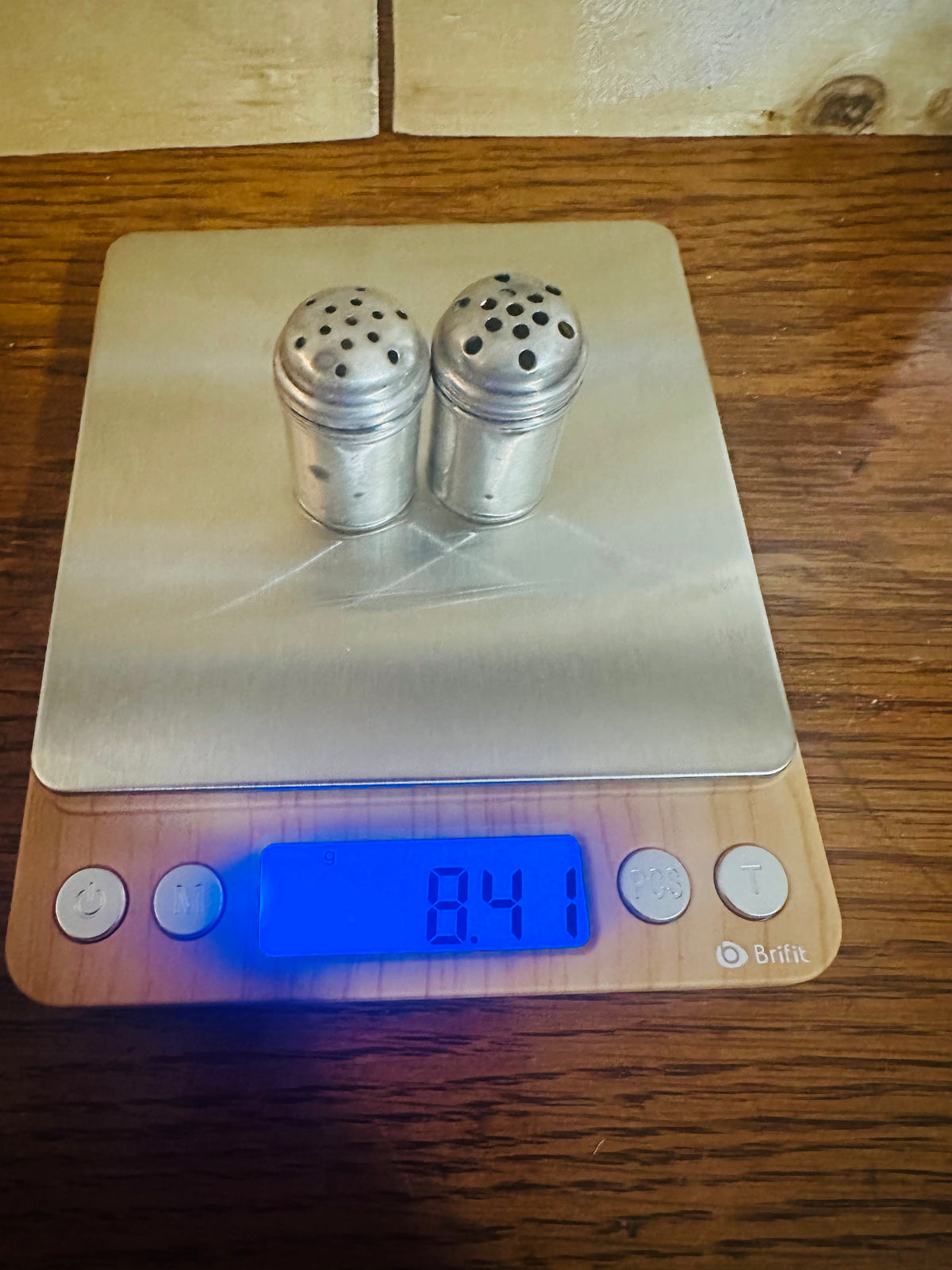 Solid Sterling silver salt and pepper shaker