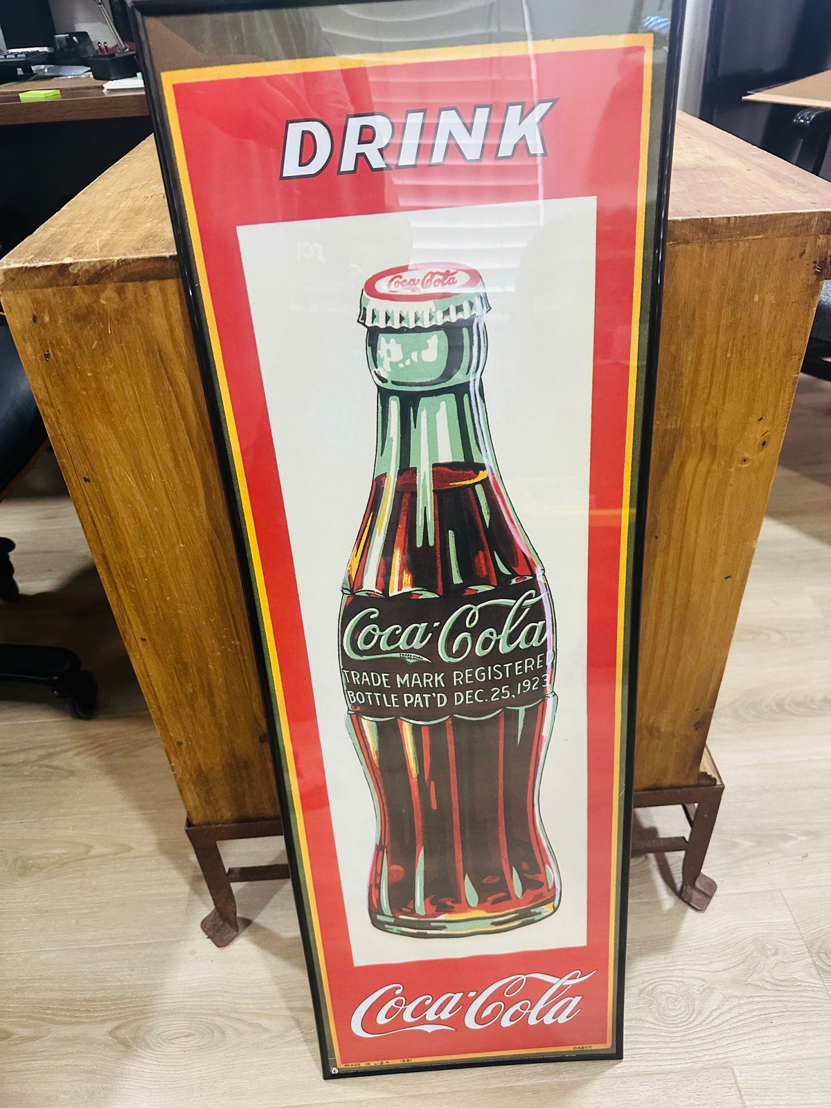 Framed Coca-Cola Advertising