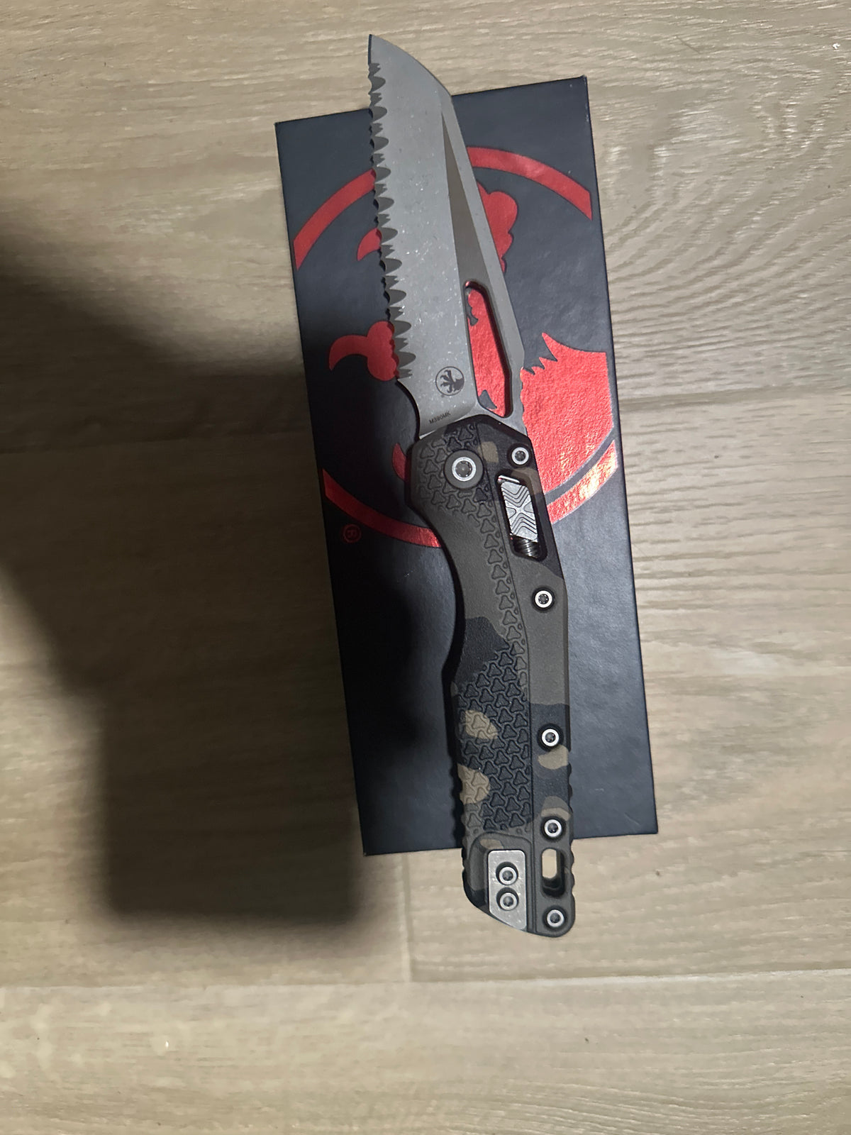 Microtech MSI tac camo full serrated