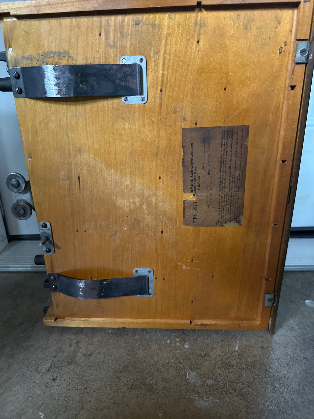 Antique cash drawer