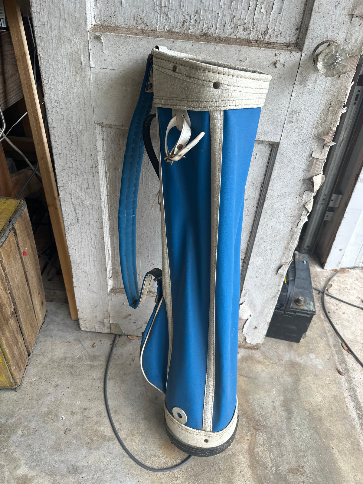 Golf bag blue&white