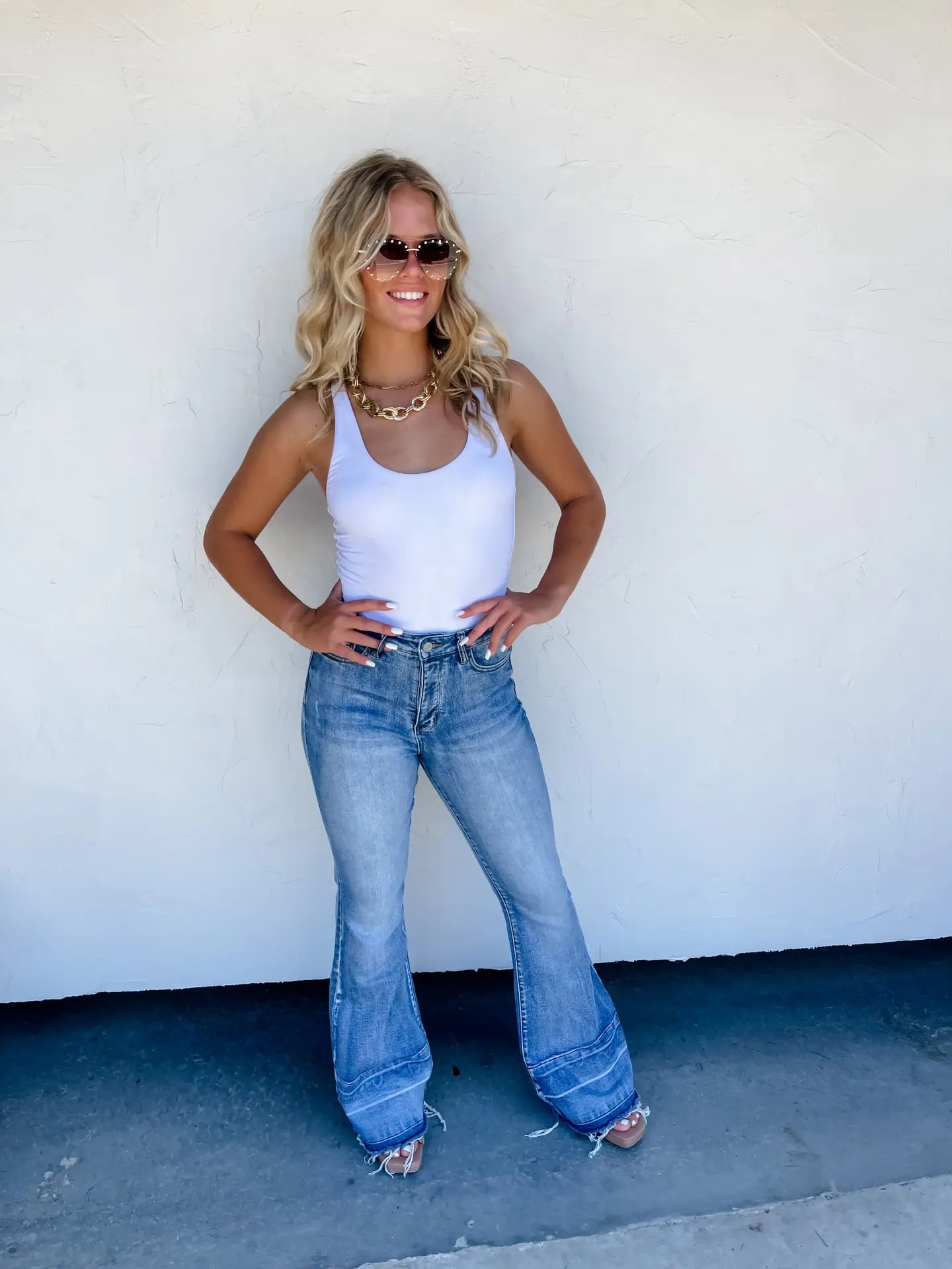 Romi Tummy Control Bell Bottom Jeans