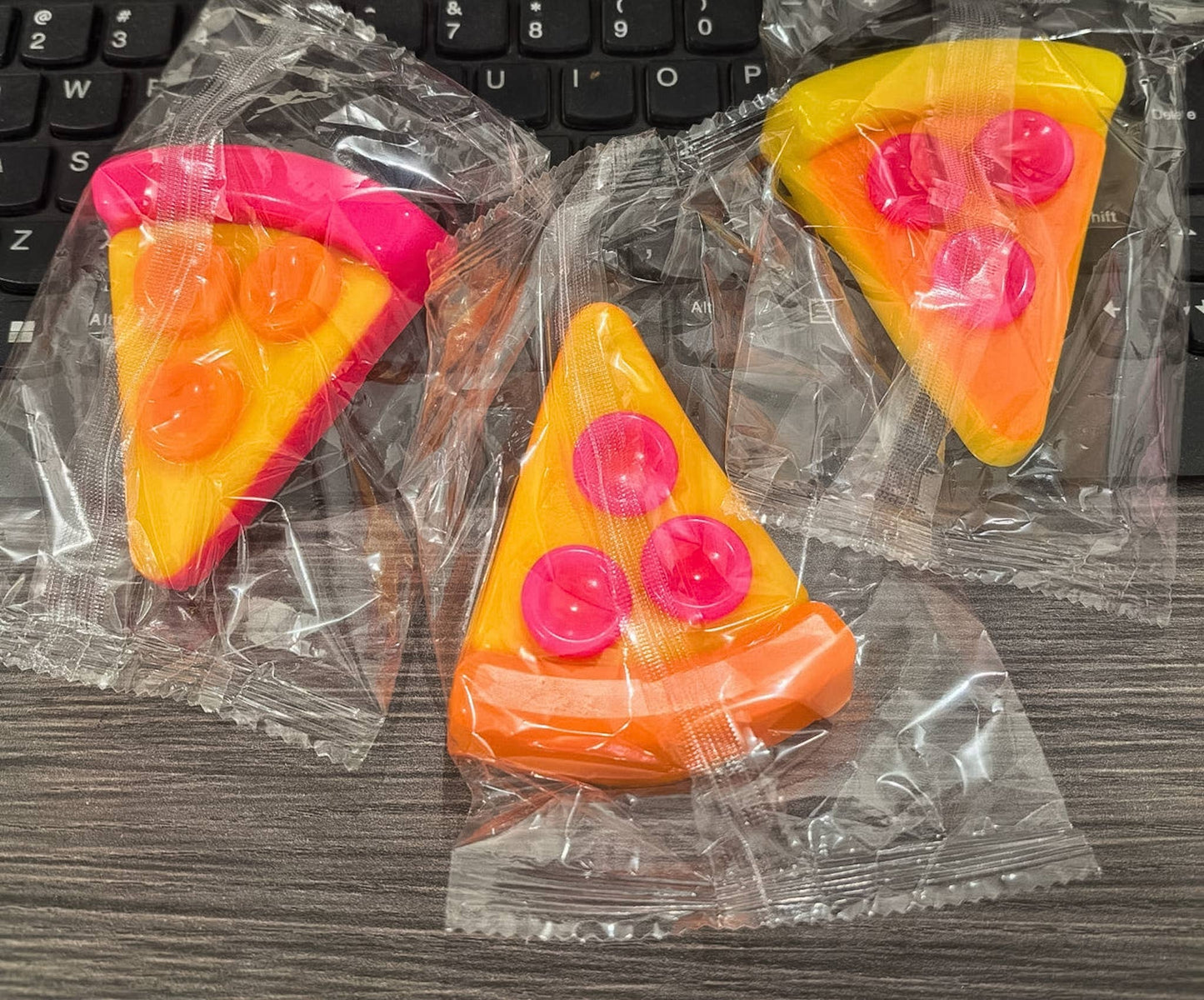 Squishy Squish Pizza Sticky Style Stress Toy