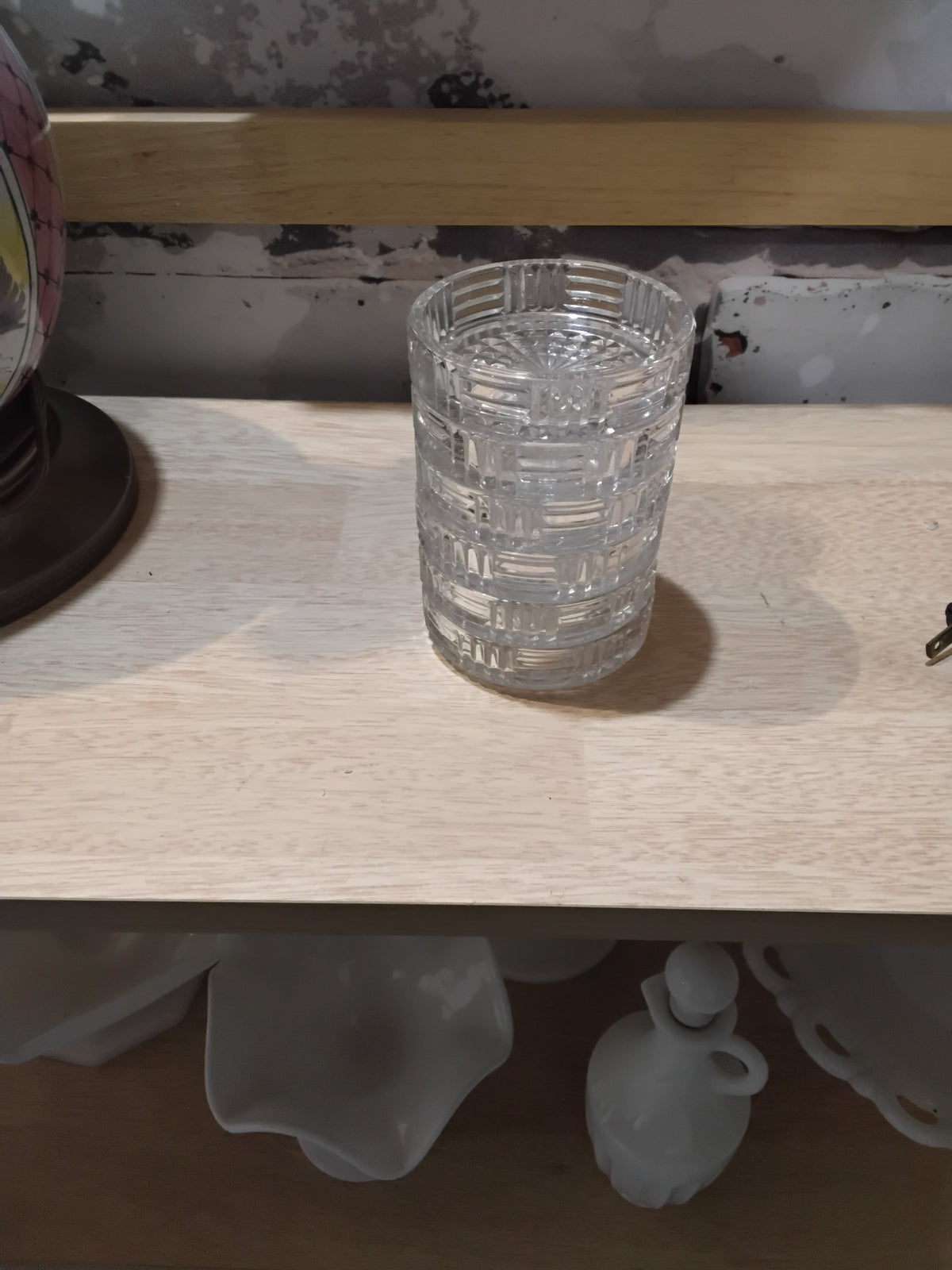 6 pc Crystal Coaster Set