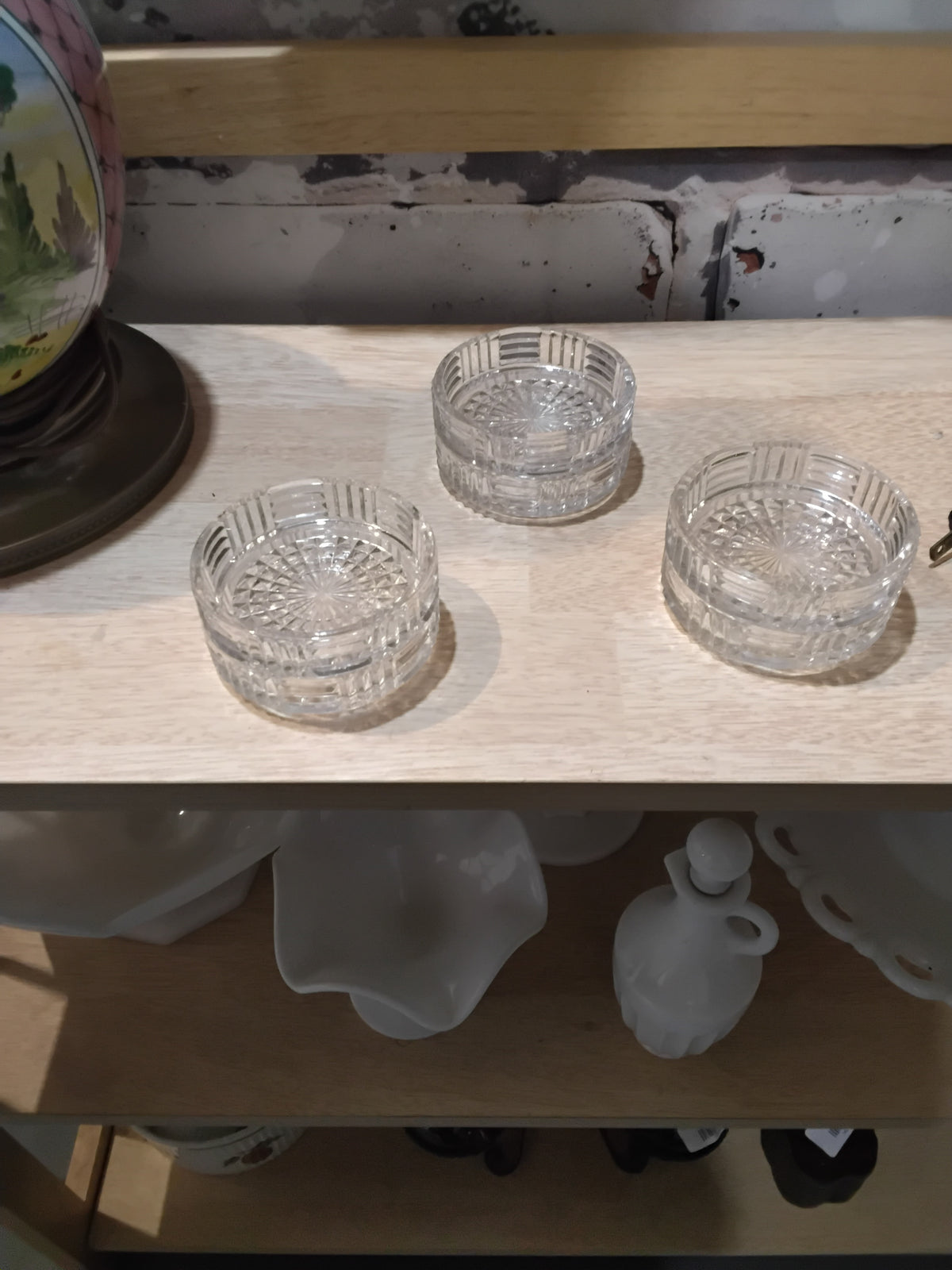 6 pc Crystal Coaster Set