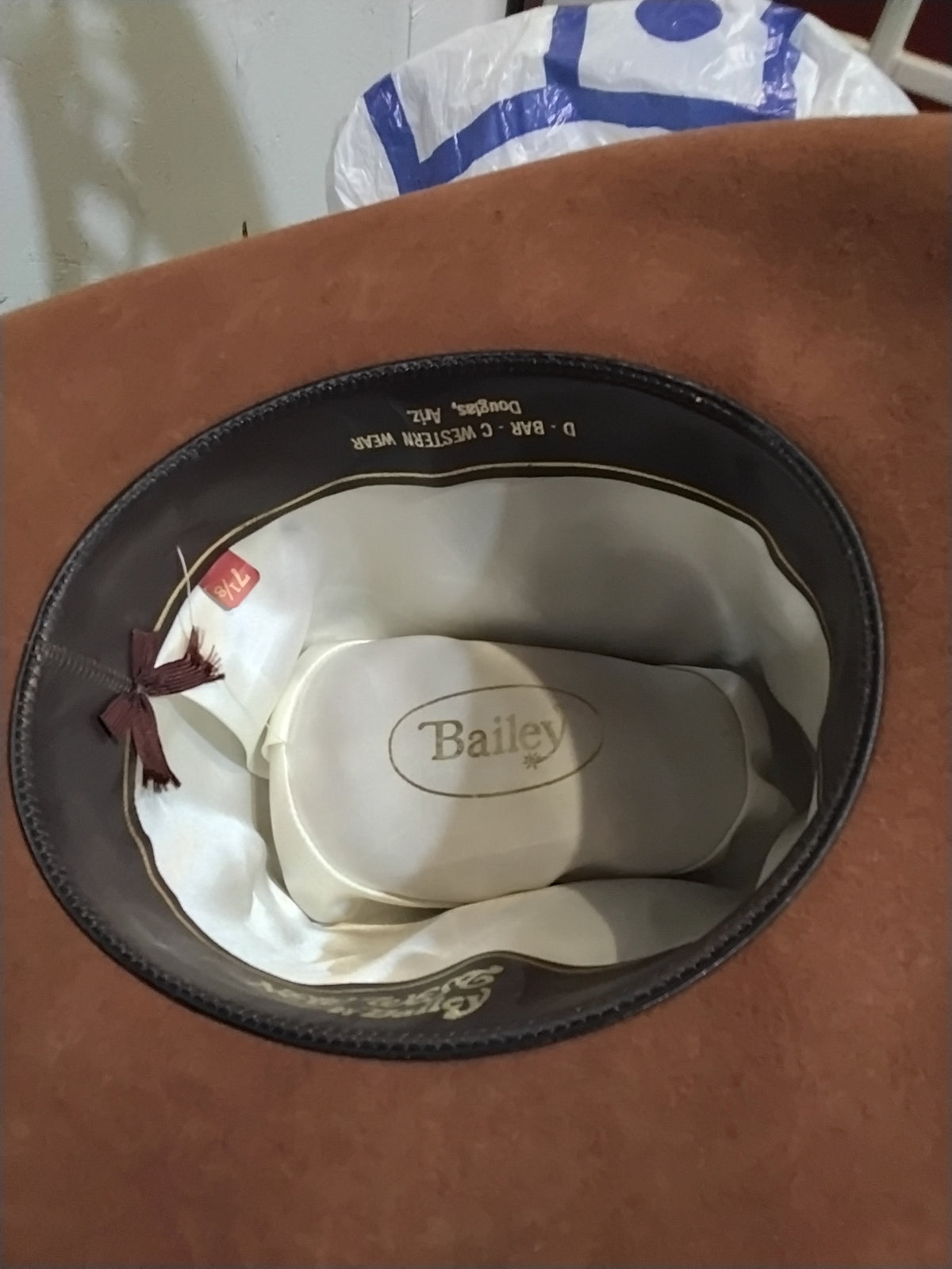 Vintage Urollit Baileys Felt Cowboy hat