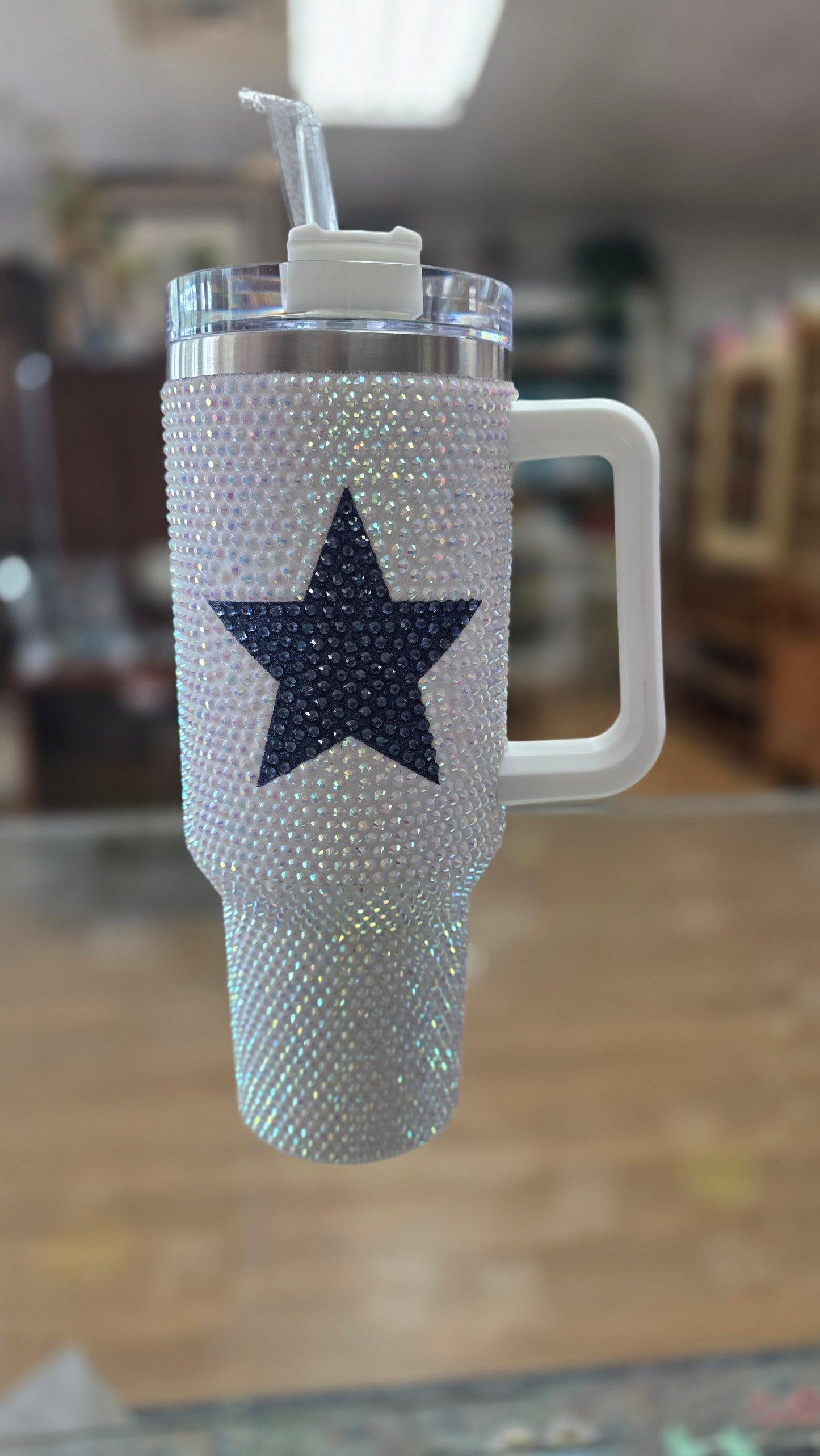Bling Stanley Cup Dupe 40oz Tumbler