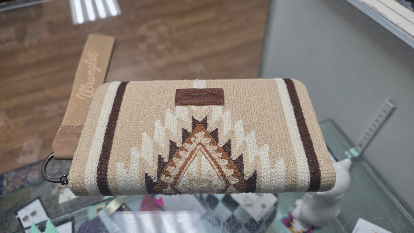 Wrangler Southwestern Knitted Woven Full Size Wallet