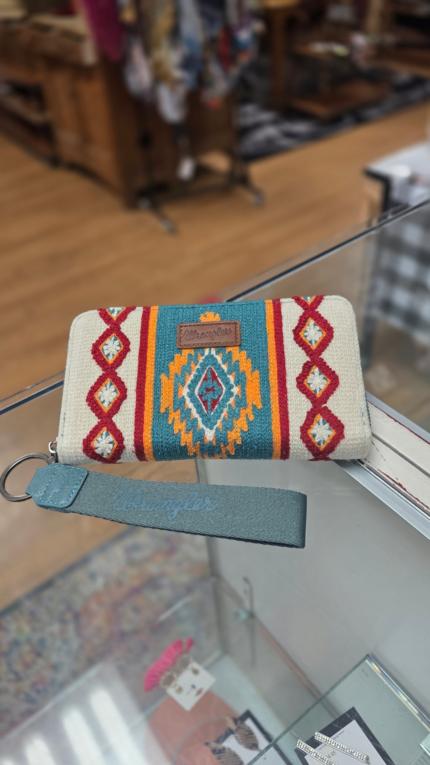 Wrangler Southwestern Knitted Woven Full Size Wallet