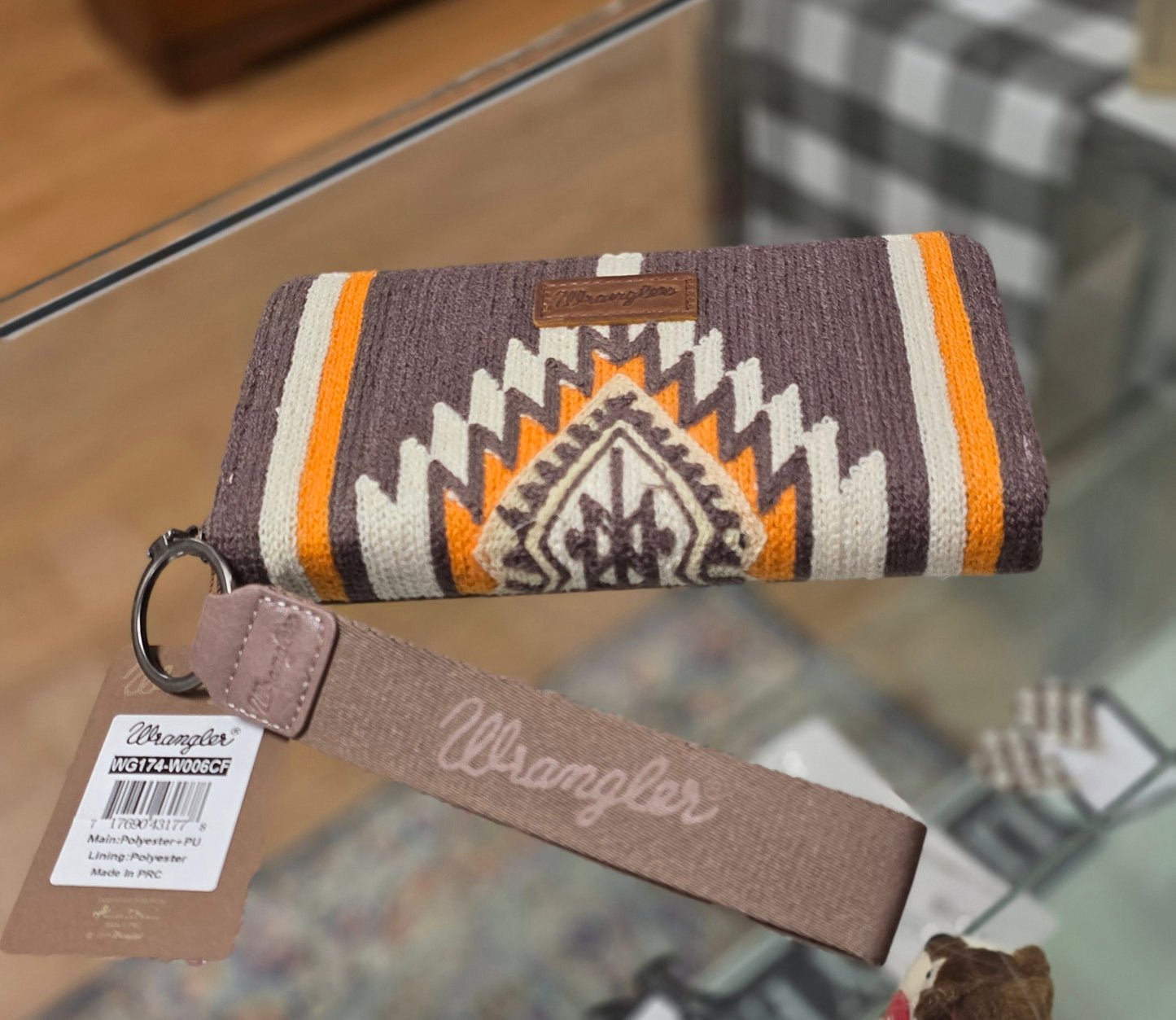 Wrangler Southwestern Knitted Woven Full Size Wallet