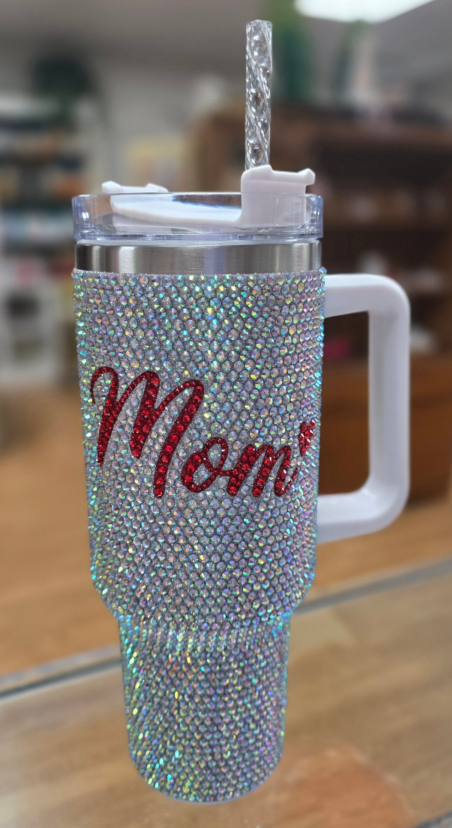 Bling Stanley Cup Dupe 40oz Tumbler