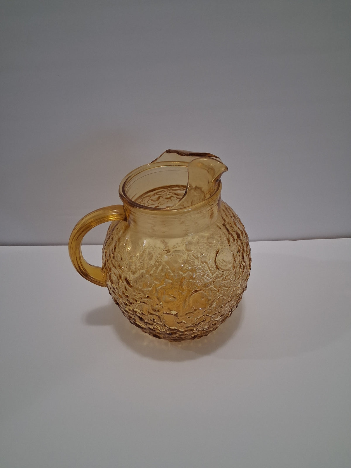 Vintage Milano honey gold pitcher