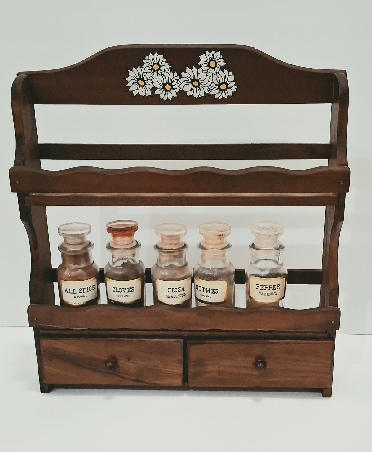 Vintage spice rack