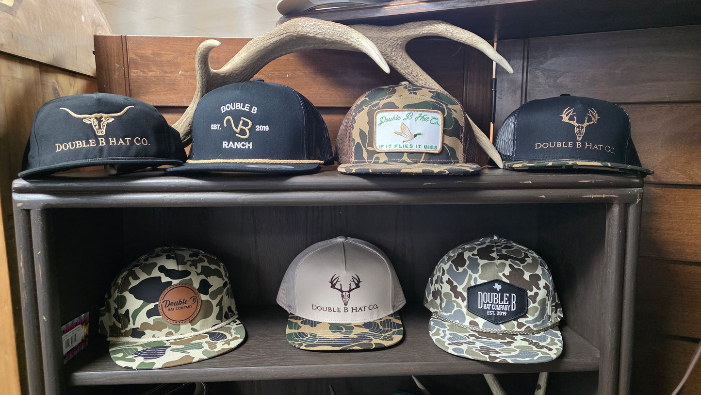 Double B Hat Company Flat Bill Cap