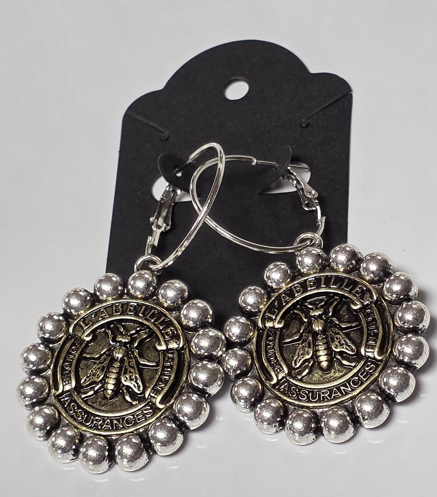 L'Abeille Silver..... Pendant Earrings