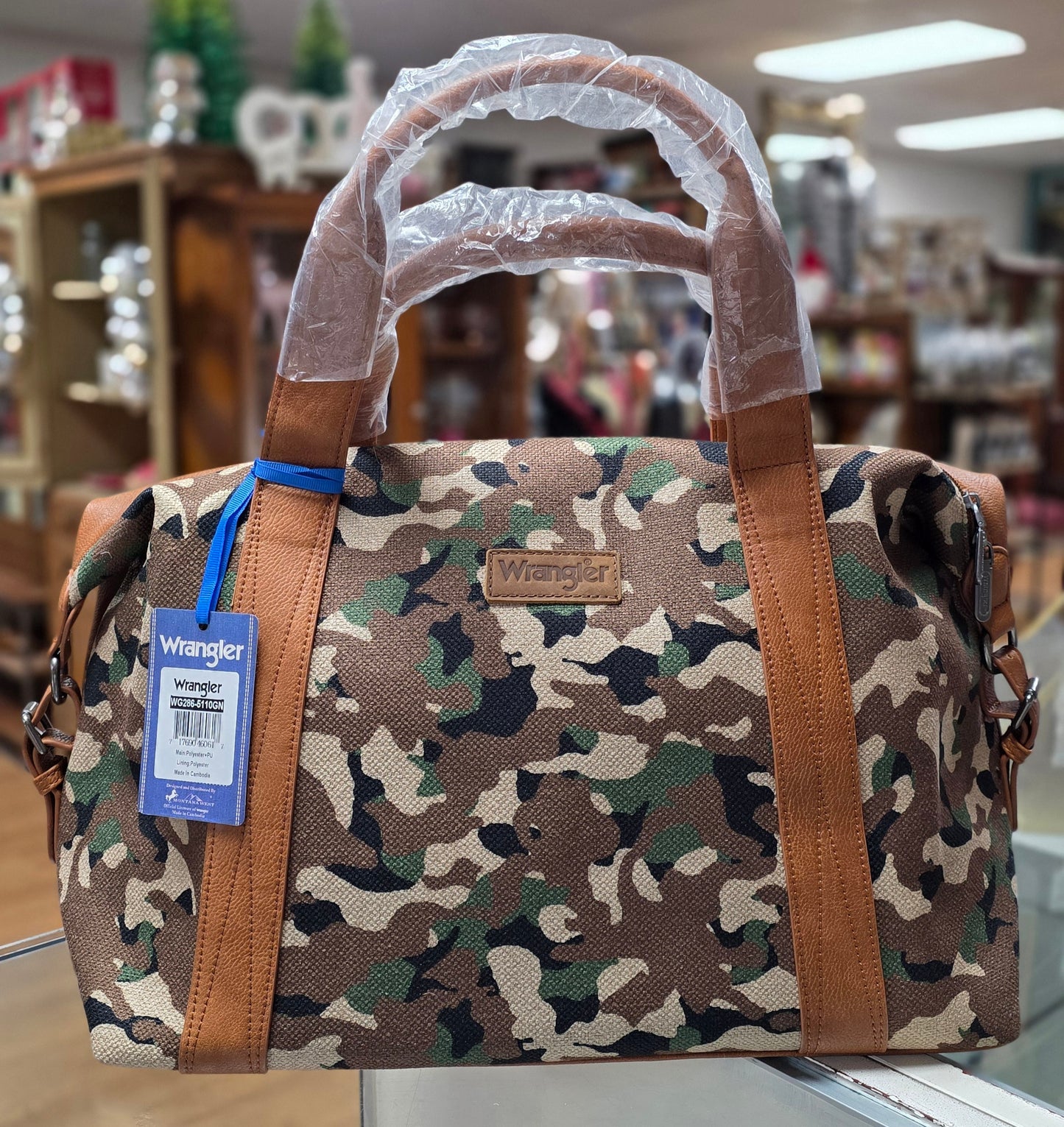 Wrangler Camo Print Collection Duffle Bag