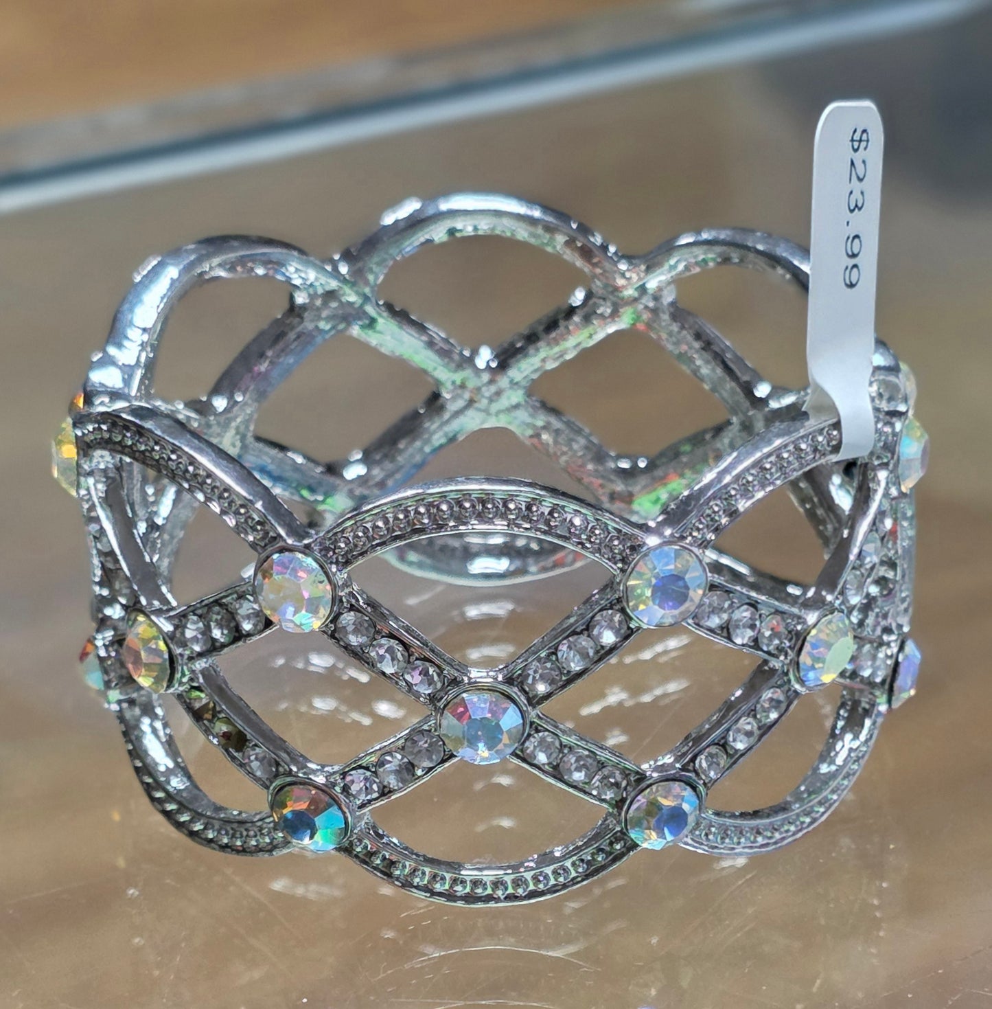 Large Silver Cuff Bracelet