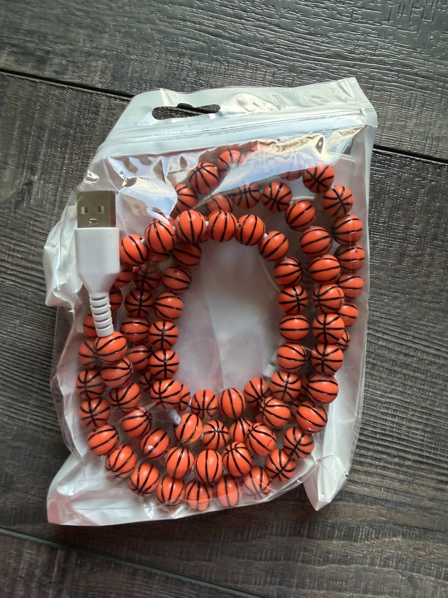 Sports Ball Phone Cord with Lightening and USB-C