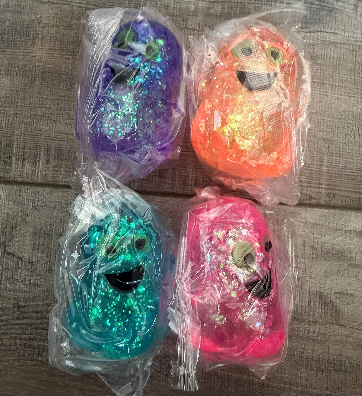 Squishy Squish Glitter Ghost Halloween Stress Toy
