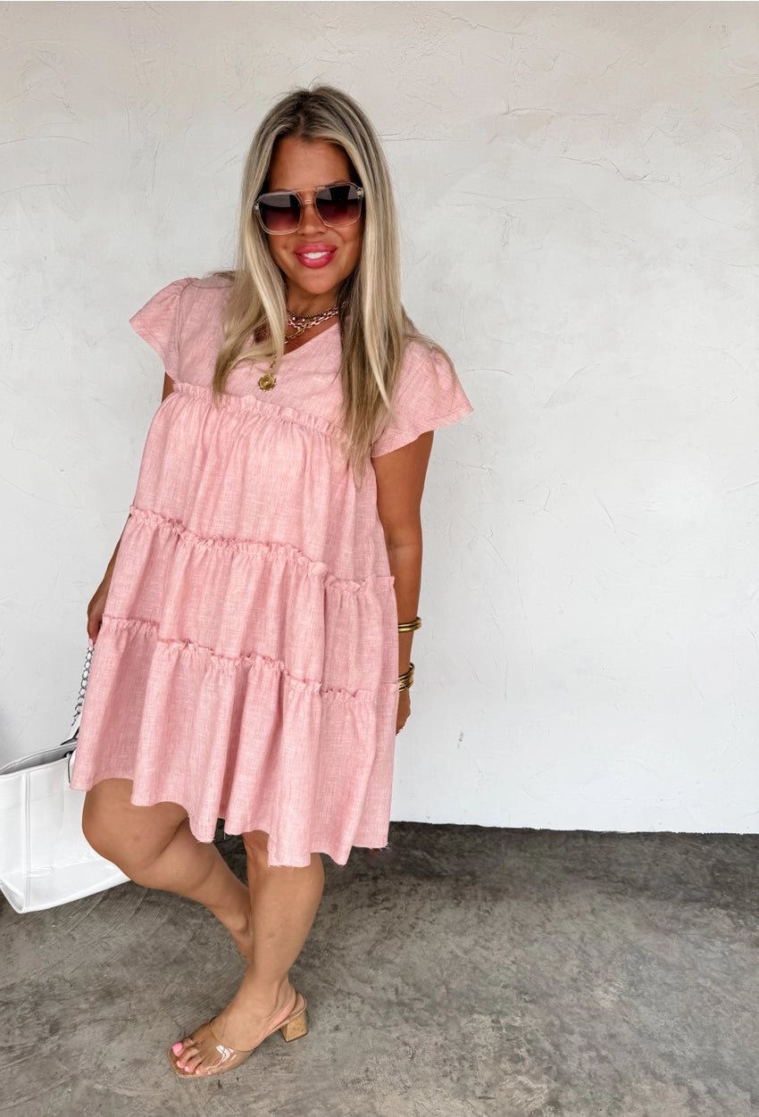 DAY DREAMING RUFFLE DRESS