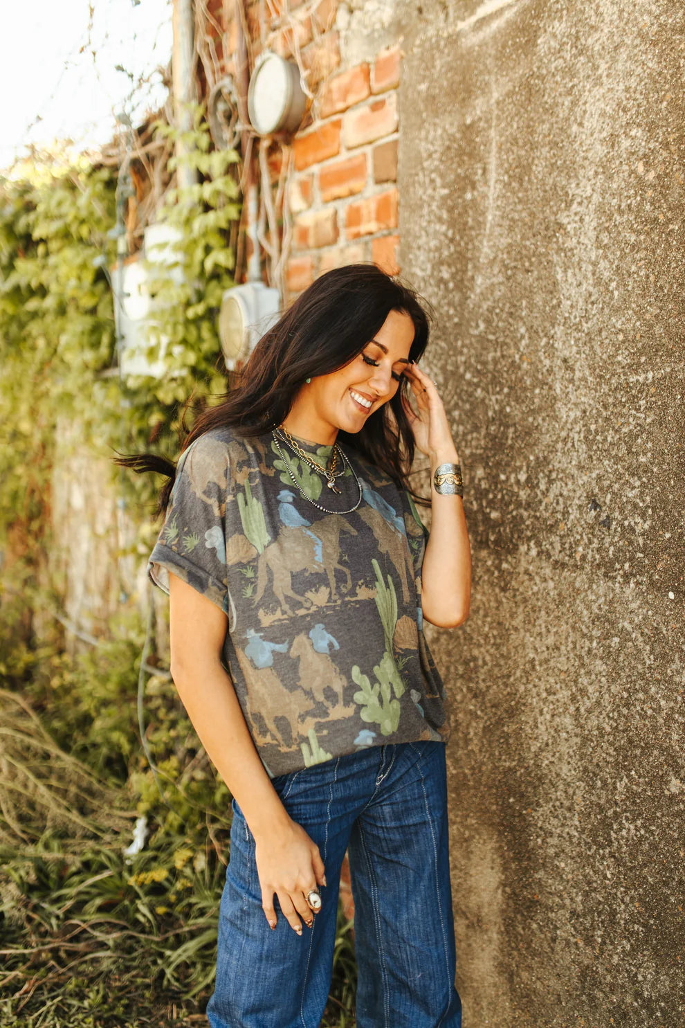 Dusty Desert Western Tee