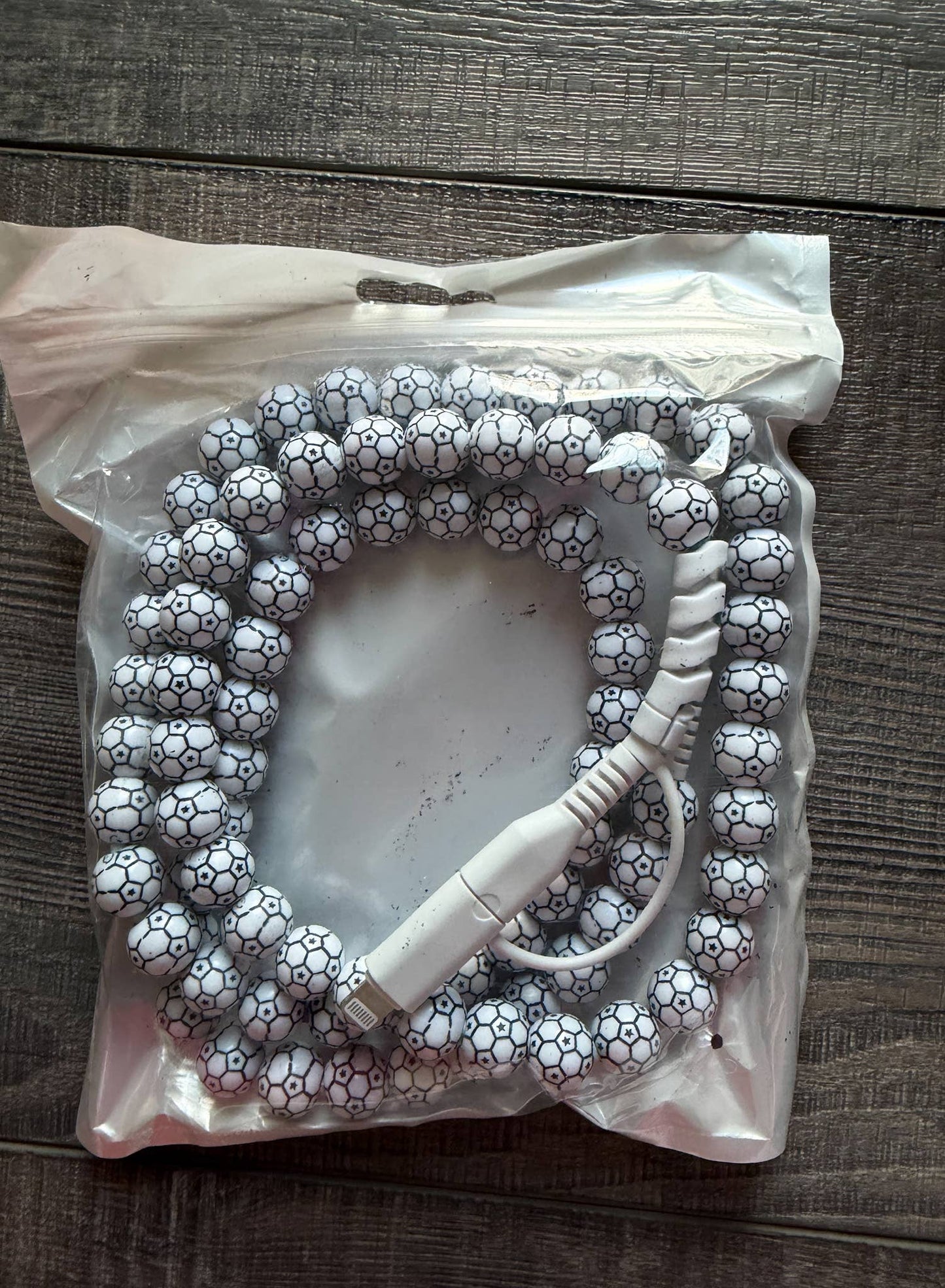 Sports Ball Phone Cord with Lightening and USB-C