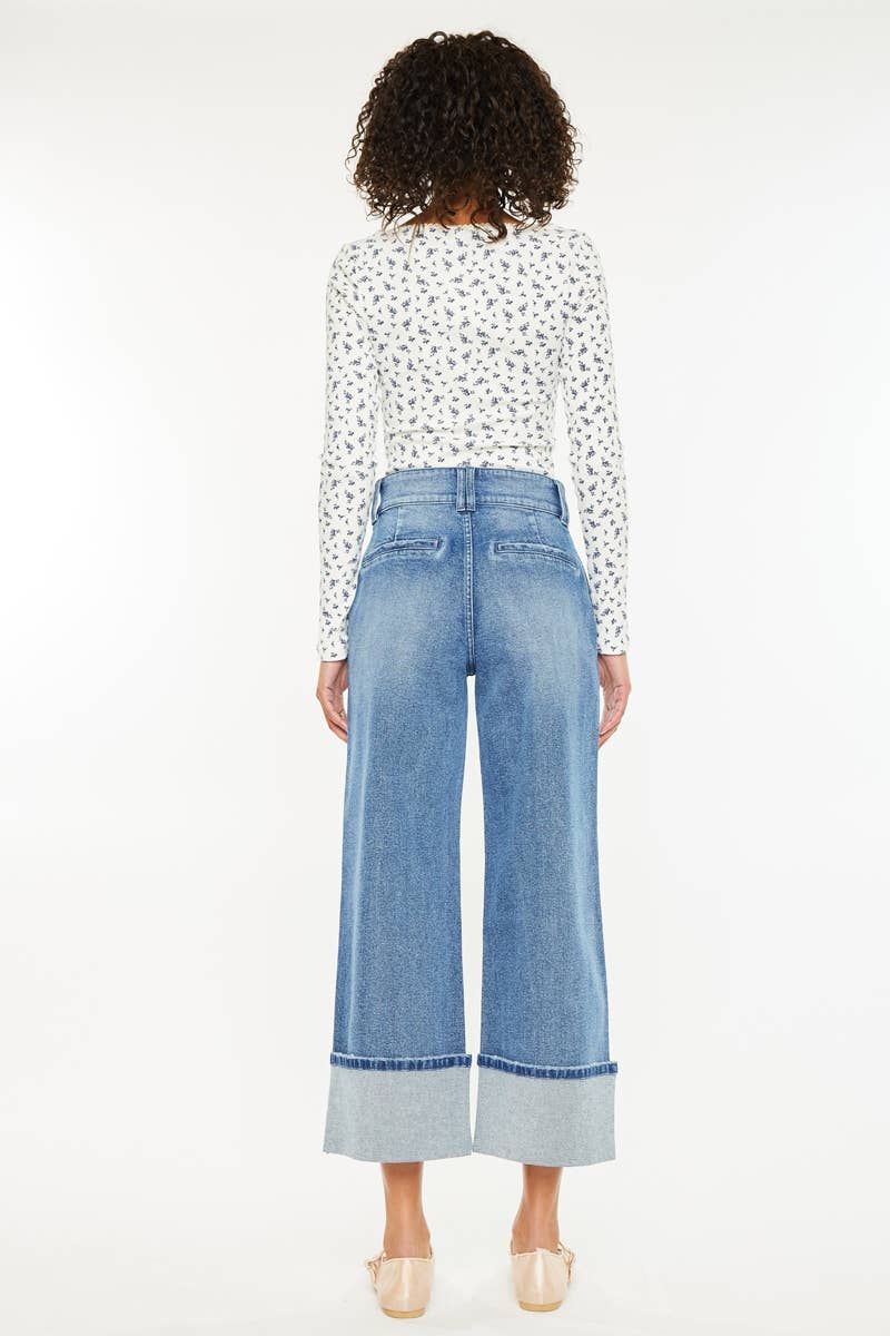 KanCan 90’S CROPPED WIDE JEANS KC5540D