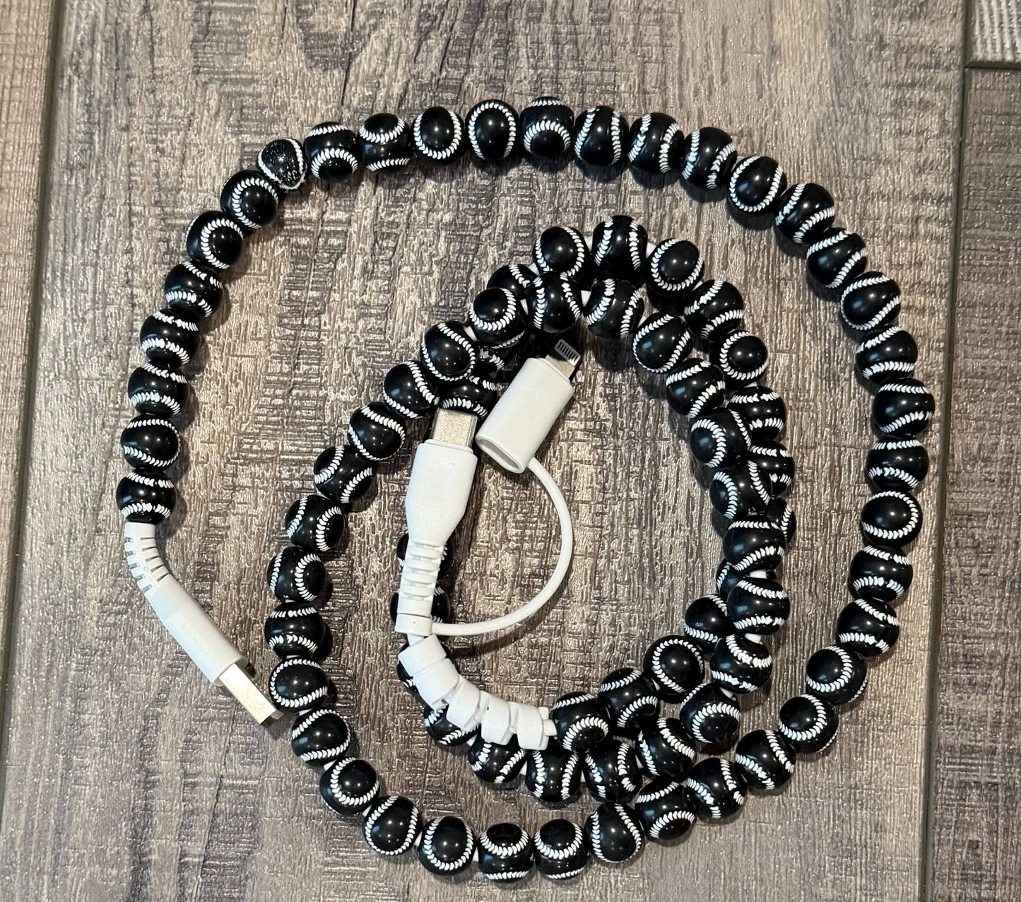 Sports Ball Phone Cord with Lightening and USB-C