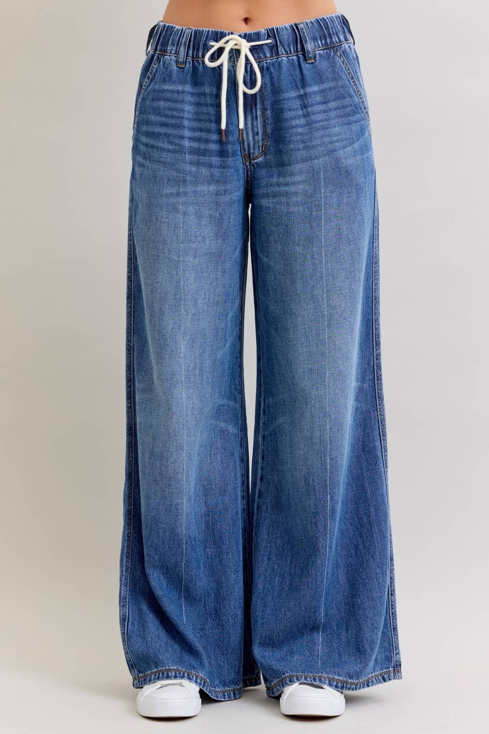 Judy Blue Jeans HW Palazzo Featherweight Rigid Elastic WB