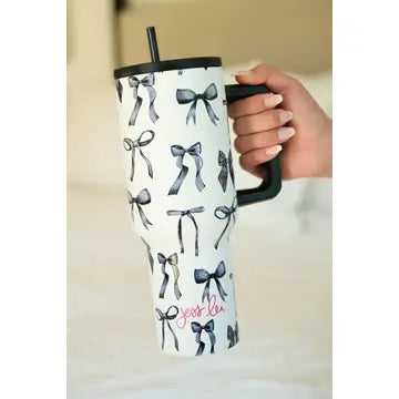 Midnight Bow Tumbler