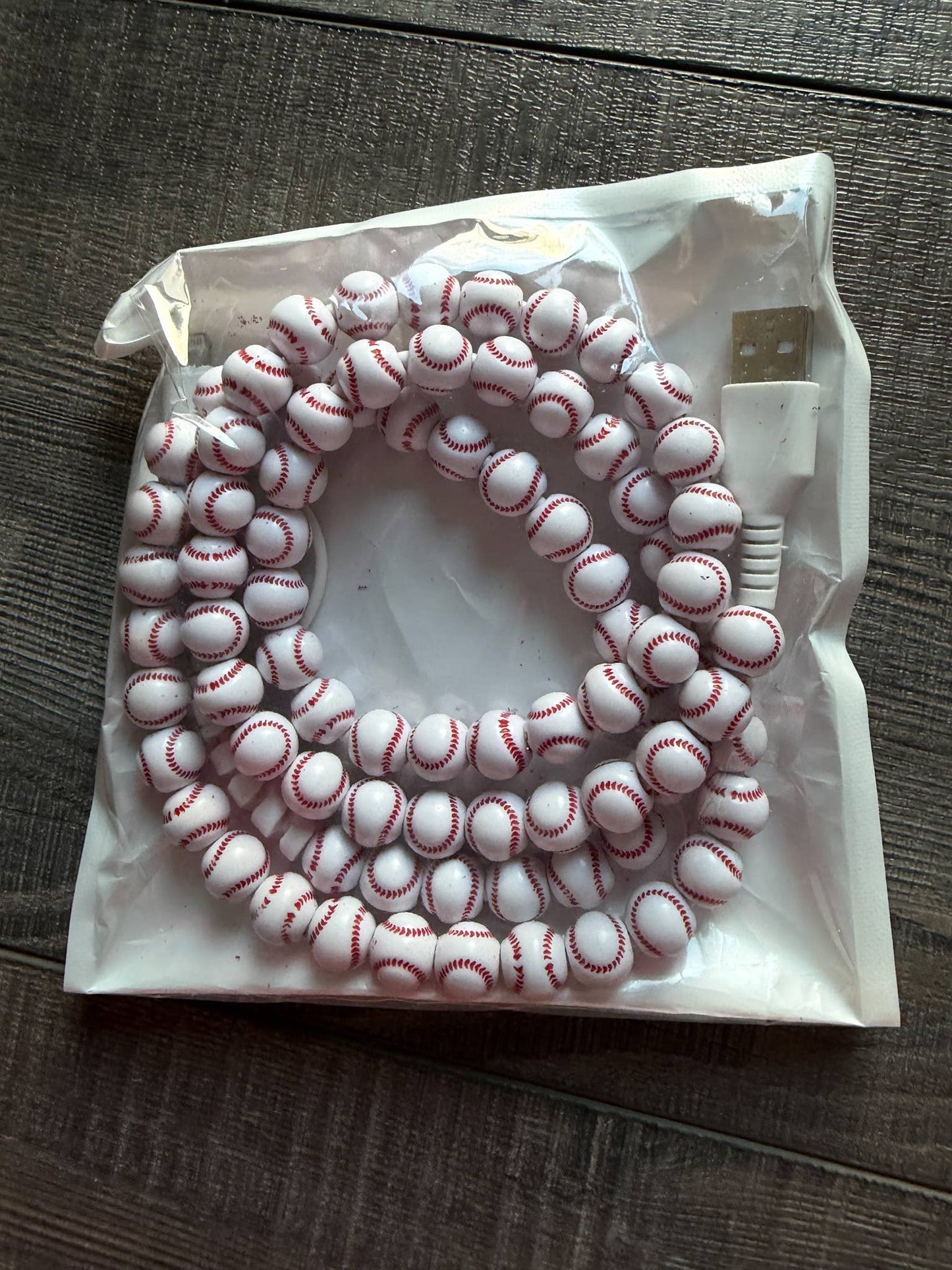 Sports Ball Phone Cord with Lightening and USB-C