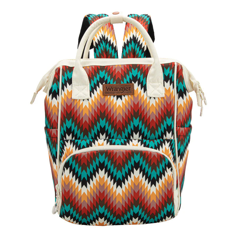 Wrangler Aztec Printed Callie Backpack - Tan