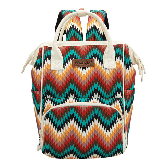 Wrangler Aztec Printed Callie Backpack - Tan