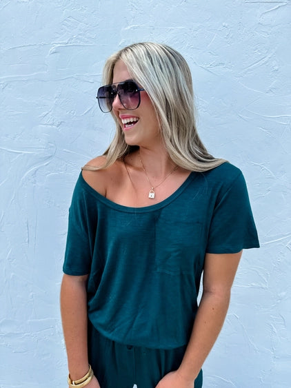 Blakeley Basic Boyfriend Pocket Tee