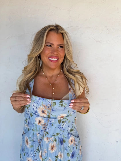 Blakely Spring Floral Karli Boho Overalls