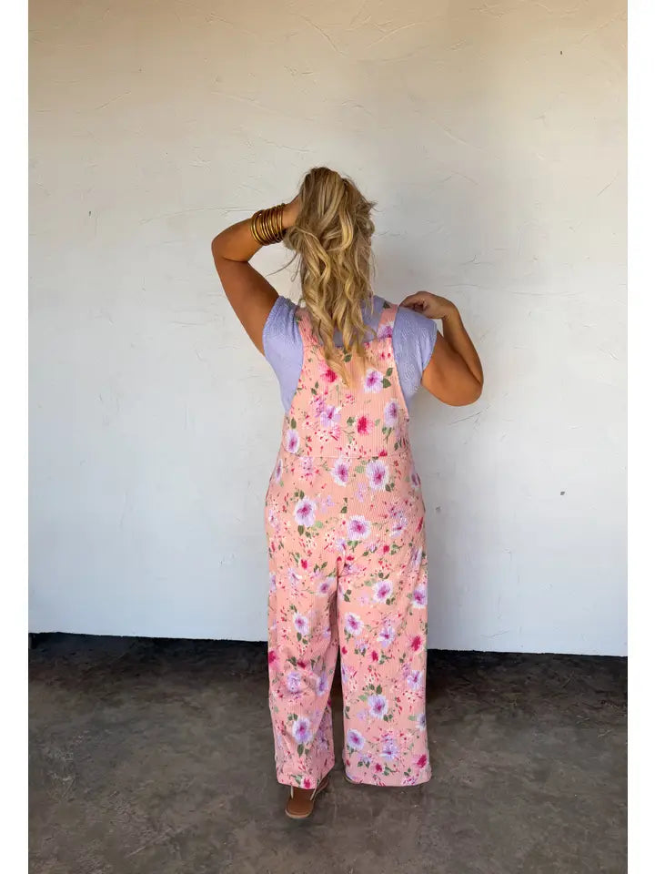 Blakely Spring Floral Karli Boho Overalls