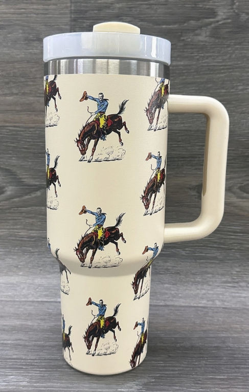40oz Graphic Tumbler / Cup / Stanley Dupe