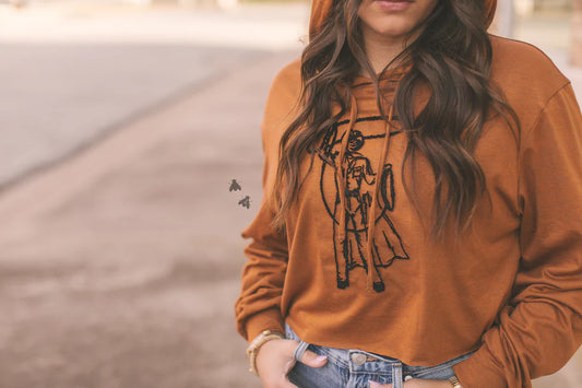 2fly Cowboy Caller Cropped Long sleeve Tee