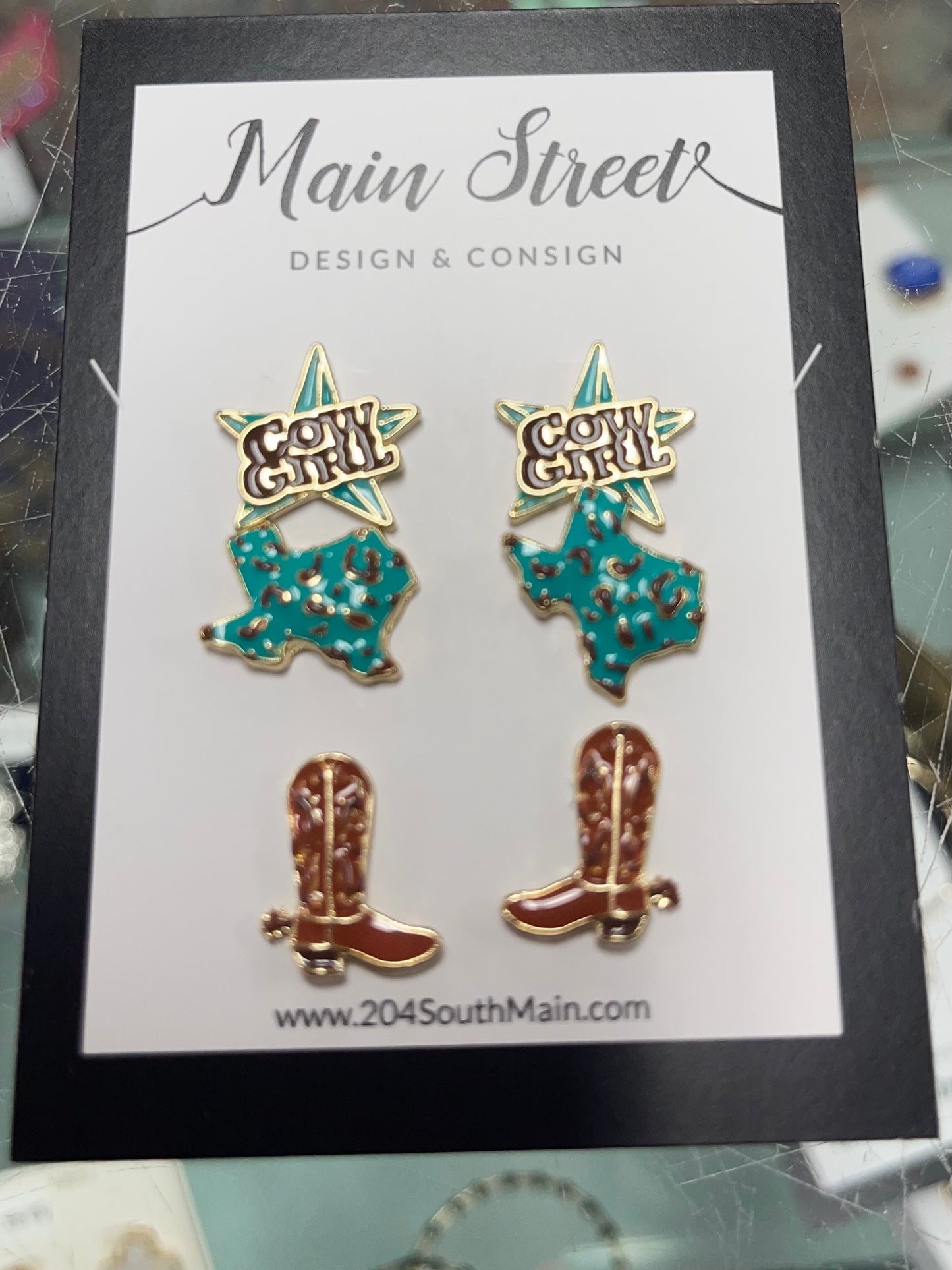 Western Set of 3 Studs