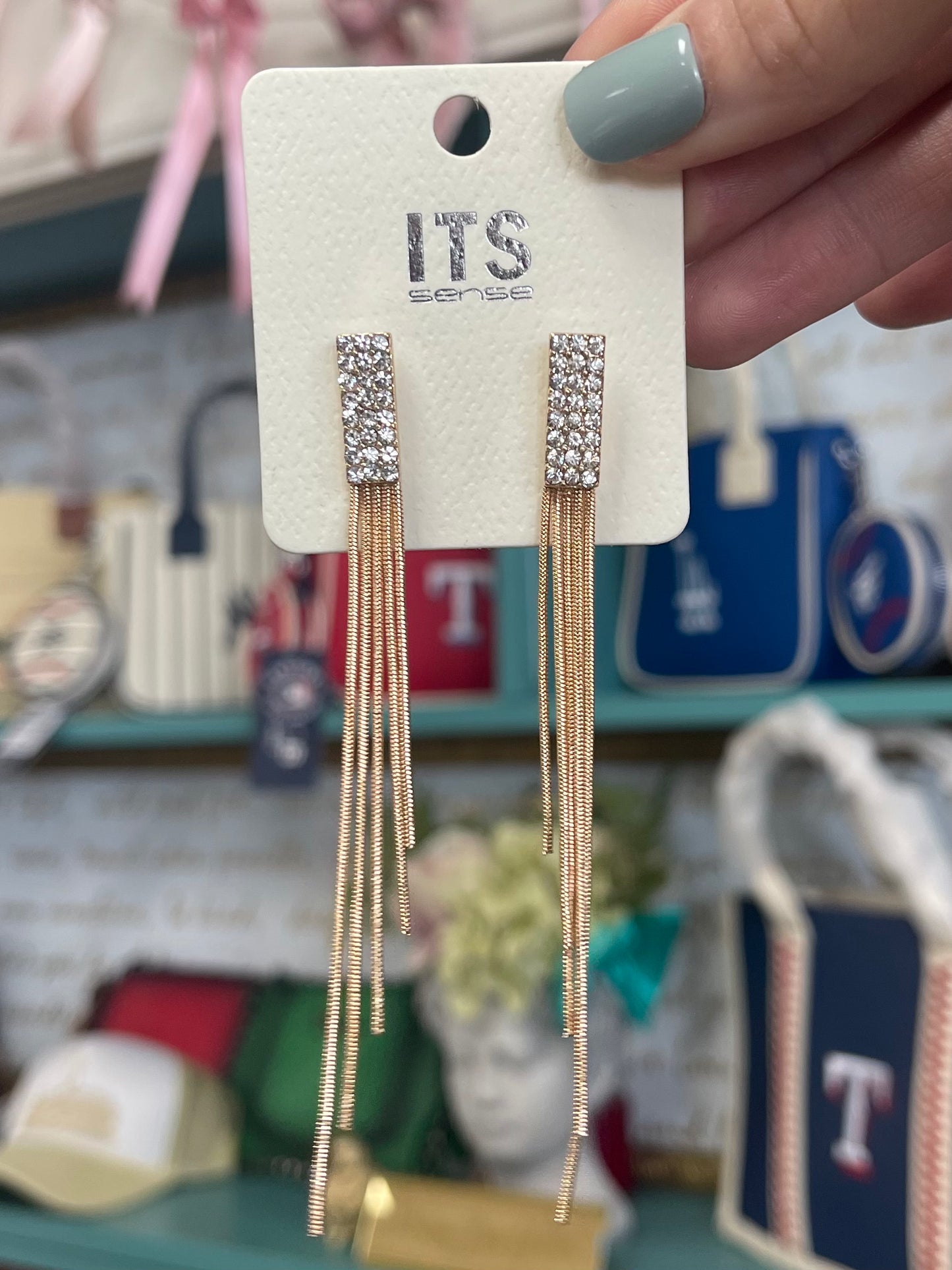 Dazzling Gold Drop Earrings